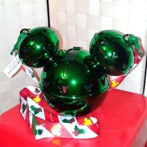Disney Parks Green Mickey Jingle Bell Sipper 2020